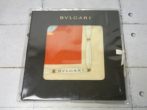 BVLGARI/ブルガリ　スカーフ　シルク１００％　未使用/ケース付き