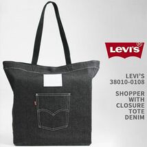 リーバイス Levis 新品 シンプル カジュアル コットン デニム トートバッグ バッグ 233127_画像1