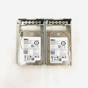 K6020566 DELL 2TB SAS 7.2K 2.5インチ HDD 2点【中古動作品】