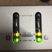 K6020677 ATEN CS1742 2-Port Dual-View KVMP Switch 1点【通電OK、AC欠品】_画像7