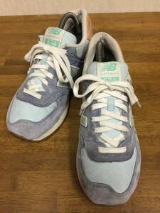 New Balance WL５７４BCC 青系 ウィメンズサイズ ２７B USED 