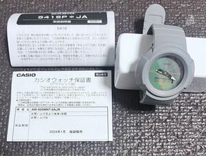 【新品未使用】CASIO G-SHOCK AW-500MNT-8AJR （ライトグレー）保証書付