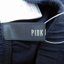 #apc ピンクハウス PINKHOUSE パンツ 黒 綿ローン レース リボン フリル 七分丈 レディース [856385]_画像6
