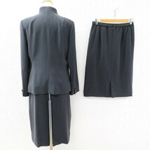 #anc ジュンアシダ junashida スカートスーツ セットアップ 11 グレー ビジネス シンプル 3点セット レディース [844270]_画像2