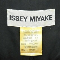 #wpc イッセイミヤケ ISSEYMIYAKE コート XS 茶 オーバーサイズ ロング 日本製 レディース [814978]_画像7