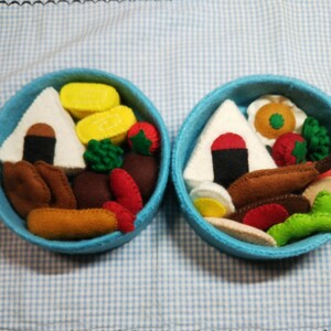  handmade hand made felt .. present toy 25 point .. present container 2.. shop shop san handmade toy felt playing house 