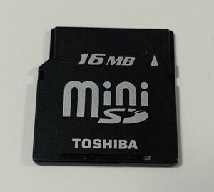 美品　miniSDカード　16gb　東芝製品