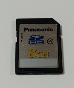 美品　パナソニック　Panasonic　8GB SDHCメモリーカード　日本製　信頼できる日本ブランド