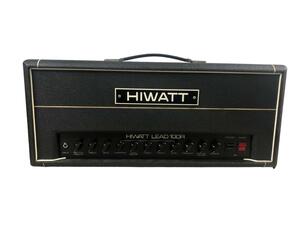 ギターヘッドアンプ HIWATT ハイワット LEAD 100R ギターアンプ 真空管 イギリス製 ブラック 楽器 機材 動作確認済み