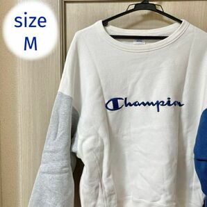 Champion トレーナー スウェット　裏起毛　バイカラー