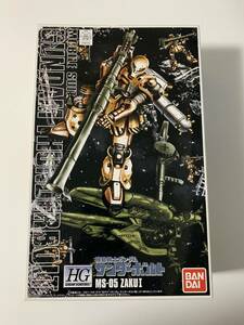 HGTB ガンプラ 1/144 ザクI (ガンダム サンダーボルト版) 旧パッケージ