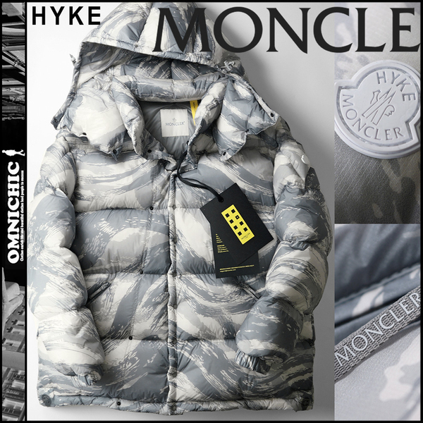 安心の国内正規品■新品360,800円【4 MONCLER GENIUS HYKE 】モンクレールジーニアスハイクGALENSTOCKカモフラージュダウンジャケットsize1