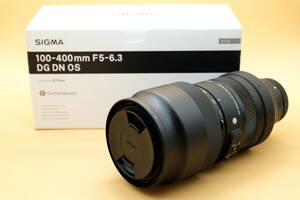 「SIGMA 100-400mm F5-6.3 DG DN OS Contemporary Xマウント」中古 メーカー保証期間中