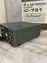 ICOM IC-731 ゼネカバ改　HF ALL BAND TRANSCEIVER 100W機　CWナローフィルター　エンコーダー　UT-30_画像6