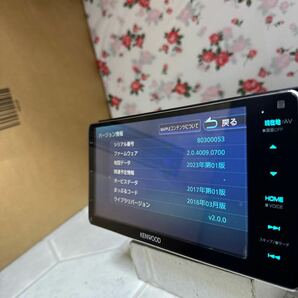 ■保証付動作■ 2023年地図データ★KENWOOD ケンウッドメモリMDV-Z905W★2018年製 Bluetooth/TV地デジフルセグ/HDMI/SD/USB/の画像2