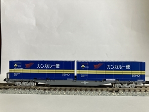 TOMIX 8731 コキ107-2080 TOMIX 3181 北海道西濃運輸U54A-30000形コンテナ搭載貨車-403-2
