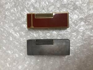 dunhill　ダンヒル　ガスライター　2点　シルバー　レッド　☆中古品☆