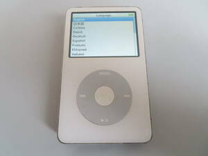 Apple iPod classic A1136 (第5世代) 80GB ホワイト MA448J ジャンク