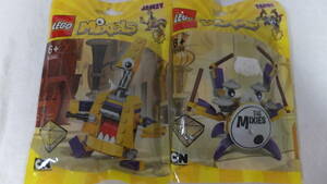 新品・未開封 Lego レゴ　MIXELS ミクセル ２袋セット! 　41560 JAMZY ジャムジー、41561 TAPSY タプシー　シリーズ７ 薄黄色パック 海外発