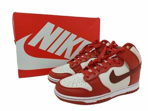 未使用品！NIKE【ナイキ】DX0346-600 WMNS DUNK HI LXX Cinnabar スニーカー 27cm（4394）