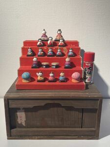雛人形 雛道具 日本人形 五人囃子 土人形　ミニチュア　ドールハウス　
