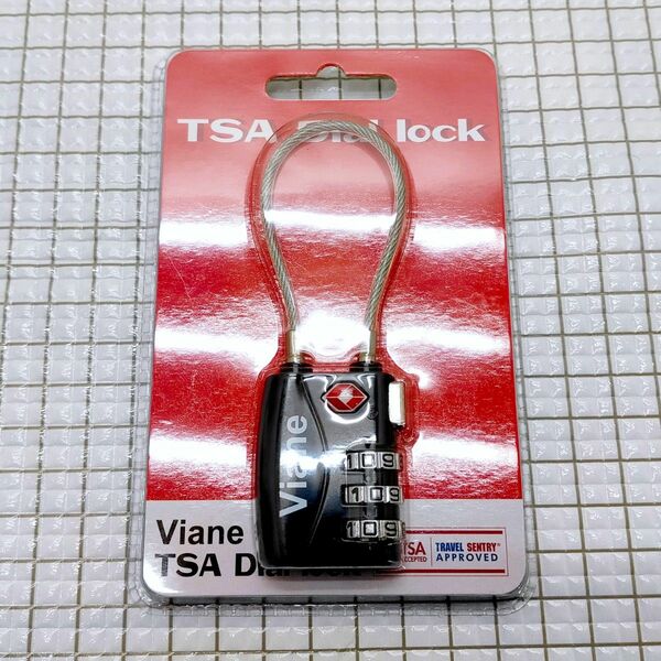 Viane TSA Dial lock/未使用品/3桁南京錠