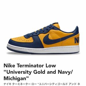 Nike Terminator Low University Gold Navy Michigan ターミネーターミシガン