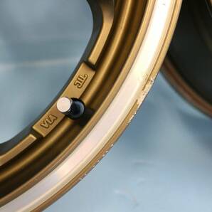 程度良好 5ZIGEN PRO RACER GN+ 16×7J PCD:100 4H オフセット+42 ブロンズ ロードスターにて使用 【500】の画像6