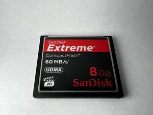 ☆現役稼働品☆SanDisk サンディスク Extreme 8GB 60MB/s UDMA CFカード コンパクトフラッシュ CF メモリーカード