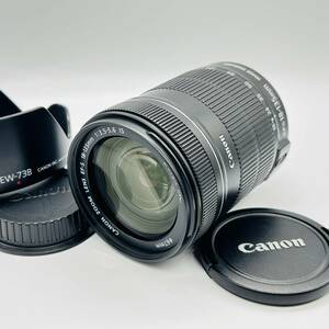 ★極上美品★ CANON キヤノン EF-S 18-135mm F3.5-5.6 IS フード、キャップ付き！ #01054