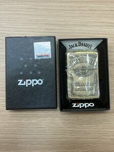 【RSA-2332】JACK DANIELS Old NO.7 Zippo whiskey ライター 箱付き アンティーク コレクター コレクション 火花確認済 BB5622047 レア物