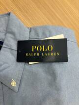 【RSA-2115】POLO RALPH LAUREN ラルフローレン Yシャツ CLASSIC FIT 10/16 サイズM ベアー 保管品 現状品 タグ付き_画像3
