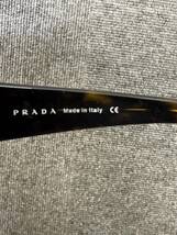 【EKA-7341TM】1円スタート PRADA プラダ サングラス SPR01F BP2525199 ブラウンレンズ ケース付き ファッション アイウェア 中古品 保管品_画像7