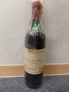 【EKA-6829MY】1円スタート CHATEAU TROTANOY POMEROL 1985 シャトー トロタノワ 750ml 12.2％ ワイン 未開栓 長期保管品 液漏れ跡有