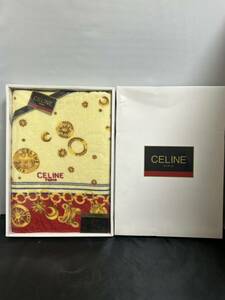 24021707 CELINE バスタオル セリーヌ タオルケット フェイスタオル 60×120 綿100％