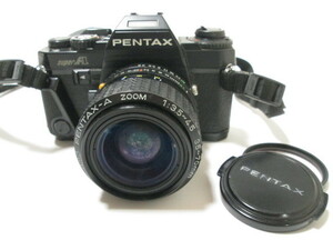 [Feb0 HN7107] PENTAX ペンタックス super A / smc PENTAX-A ZOOM 35-70mm f3.5-4.5 一眼レフフィルムカメラ 【シャッター× 動作未確認】