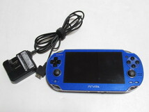 [fe1 BY7336] SONY PS Vita PCH-1000 本体 ブルー_画像1