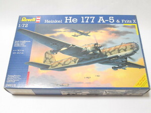 [feb1 NN7318] Revell 1/72 He177 A-5 GREIF & Fritz X ドイツ空軍 爆撃機 飛行機 航空機