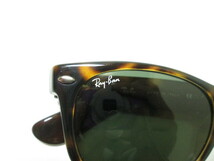 [feb2 NN7486] Ray-Ban レイバン サングラス RB2132 NEW WAYFARER 902 52□18 ケース付き　度無し_画像3