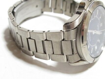 [fe2 HN7470] 稼動品 SEIKO セイコー SOLAR TITANIUM ソーラー チタニウム V145-0AX0 デイト 腕時計 メンズ_画像6