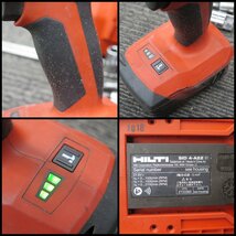 △D) HILTI/ヒルティ 充電式 インパクトドライバ 21.6V SID4-A22 バッテリー2個 ネジ締め/工事/リフォーム/DIY/日曜大工_画像3