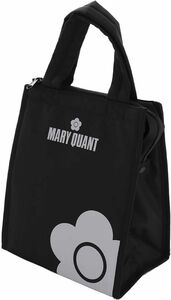 【MARY QUANT】マリークヮント ランチバッグ 保冷バッグ ブラック 婦人 レディース マリクワ 保温 断熱