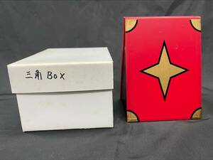 【G637】Triangular Box Mini トライアンギュラー　ボックス　ミニ　ピラミッドBOX　ギミック　マジック　マニュアル　トリック　手品