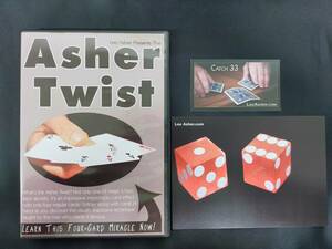【D33】Asher Twist　アッシャー・ツイスト　リー・アッシャー　カード　クロースアップ　テーブルマジック　ギミック　マジック　手品