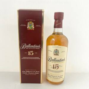 14817/【未開栓】Ballantine's 15年 VERY OLD SCOTCH WHISKY バランタイン スコッチ ウイスキー 750ml 43% 洋酒 古酒