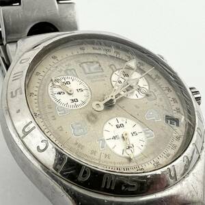 14989/ SWATCH IRONY スウォッチ アイロニー ゴールド文字盤 シルバー 腕時計