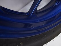 YZF-R25純正リアホイールset.4.00×17Jアクスルシャフト付きRG10J振れなし14-17年_画像3