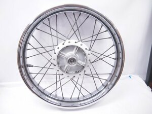 ST250リアホイール 目立つ回転ブレなしメンテ用に。18X2.50J