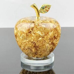 ゴールデンアップル　金リンゴ　置物　インテリア　金運アップ　可愛い　風水　玄関　装飾　金粉　お金　 天赦　一粒万倍日　りんご　雑貨