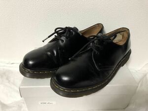 COMME des GARCONS HOMME × Dr. Martens 英国製 MIE 1461 3ホール レザーシューズ 黒 UK10 MADE IN ENGLAND ブーツ DEUX